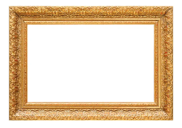 Eski stil ahşap altın resim çerçevesi