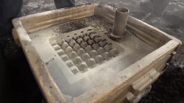 铝铸铸模的制备工艺 — 图库视频影像