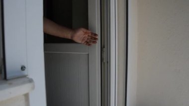 Eve girmeye çalışan sinek sürüsü.