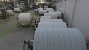 Tekstil fabrikası ve tekstil makinelerinin hava akımı