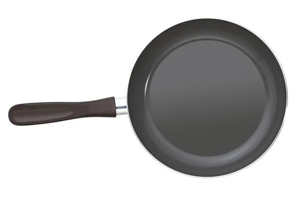 Pan Cooking White Background — Stock Photo, Image