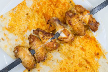 sıcak ve spicey buffalo kanat tavuk