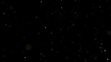 Lüks Toz Parçacıkları Arkaplanda Yüzüyor Dinamik Toz Parçacıkları Uzayda Yüzüyor