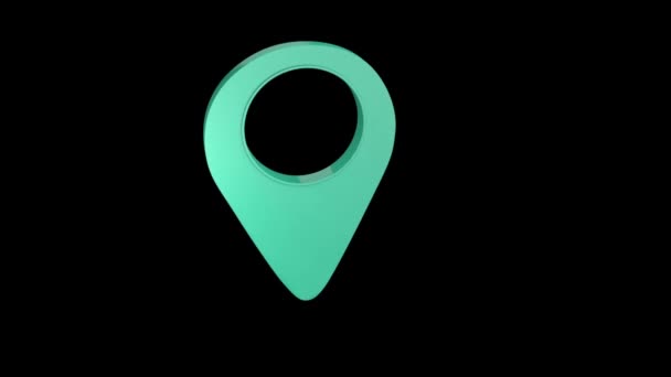 Plaseark Yang Dapat Digunakan Pada Peta — Stok Video
