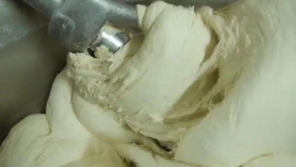 Macchina Miscelazione Pane Pasta — Video Stock