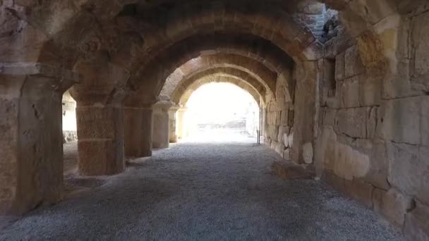 Εναέρια Λήψη Της Αρχαίας Πόλης Της Τρίπολης — Αρχείο Βίντεο