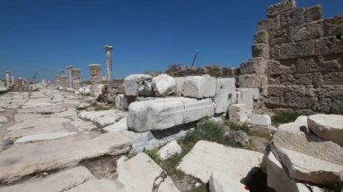 Arkeolojik kazılardan sonra ortaya çıkan antik Laodicea şehri.