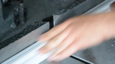 Fabrikada plili perde imalatı