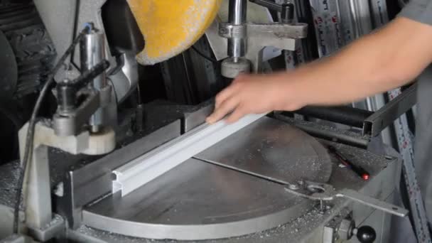 Produkcja Zasłon Plisowanych Fabryce — Wideo stockowe