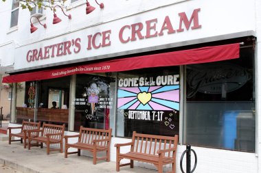Bexley Ohio 9 Eylül 2023 Graeters Dondurması