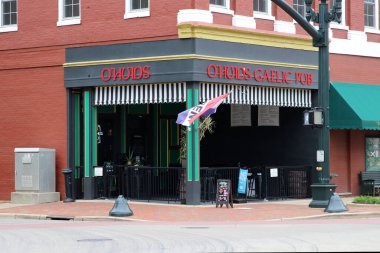 Lancaster, Ohio 5 Ekim 2020 Aşağı Ohuids Gaelic Pub.