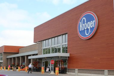 Lancaster Ohio 14 Ekim 2020 Kroger Market.