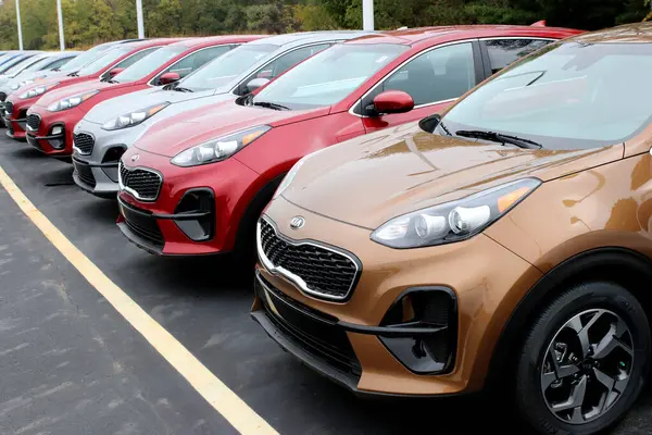 Lancaster, Ohio 5 Ekim 2020 Lancaster bayiliğinden Kia.