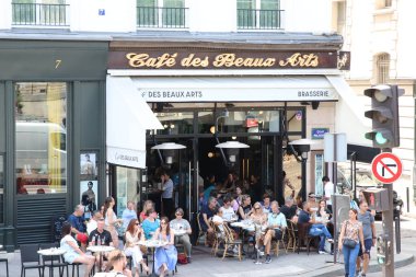 Paris Fransa 12 Temmuz 2023 Cafe Des Beaux Sanat