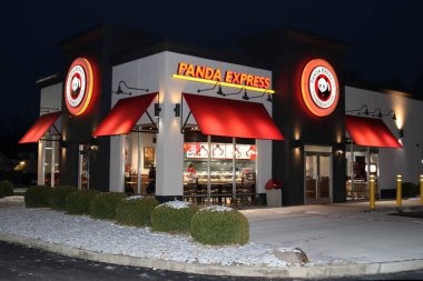 Columbus Ohio 5 Ocak 2025 Panda Çin Mutfağı