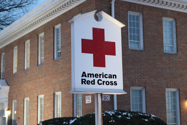 Колумбус Огайо 5 января 2025 года Американский офис Красного Креста в Колумбусе, Огайо 