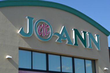 Columbus, Ohio / ABD 24 Nisan 2019: Jo-Ann Stores, Inc., Hudson, Ohio merkezli ABD 'li özel el sanatları ve kumaş perakendecisi.