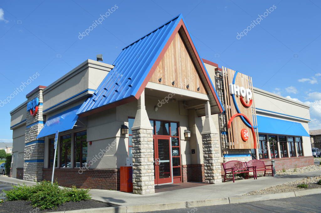 Columbus,Ohio/USA July 24, 2017: International House of Pancakes. IHOP is a Restaurant Chain Offering a Variety of Breakfast and Dinner Meals
