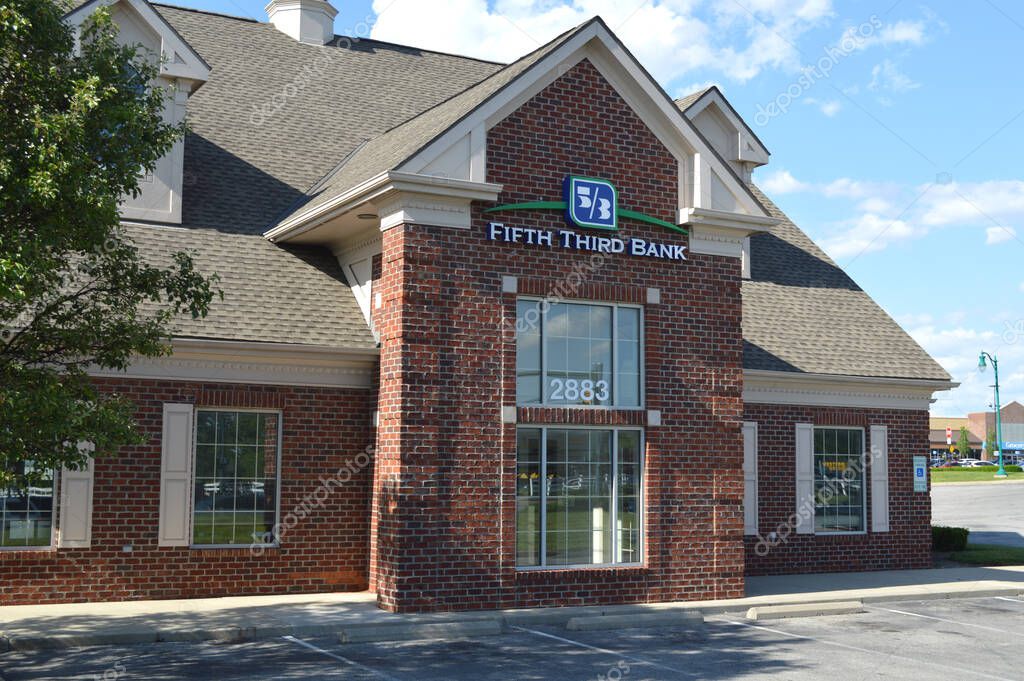 Columbus,OH USA - July 24,2020 Fifth Third Bank operates 15 affiliates with more than 1,300 banks across the United States.