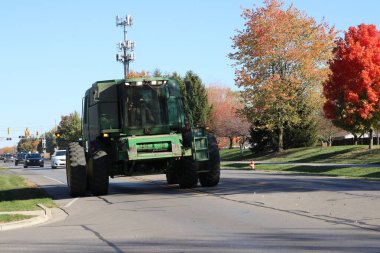 Columbus Ohio 15 Ekim 2024 John Deere Büyük Kamyon Aracı.