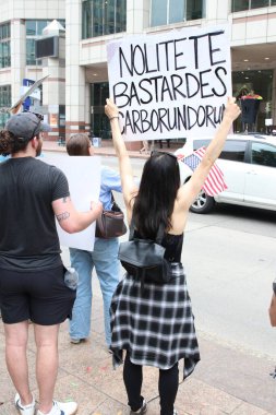 12 Haziran 2025 'te Columbus State House Lawn' da Krallar rallisi yok. 