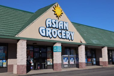 Columbus Ohio 2 Kasım 2020 Asya Marketi.