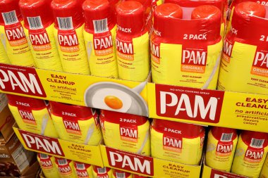 Columbus Ohio 2 Kasım 2020 Pam Yapışkan Olmayan Tabaka.