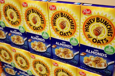 Columbus Ohio 2 Kasım 2020 Bal Yulaf Gevreği