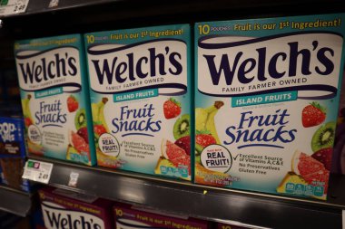 Columbus Ohio 16 Aralık 2020 Welch 's Fruit Snacks