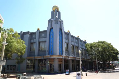 Culver City CA Ağustos 12, 2025 Culver Culver Tiyatrosu Culver City 'nin göbeğinde.