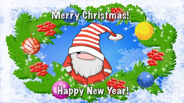 Yeni yılın ana peri masalı karakteri ve çocukların en sevdiği Noel Baba ya da geleneksel çam dalları, oyuncaklar ve kış meyveleri çerçevesinde Noel Baba..