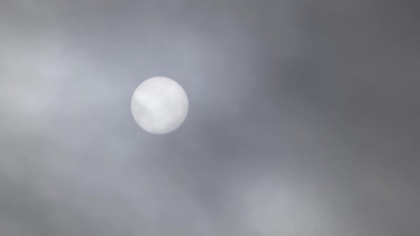 Весняне Сонце Крізь Хмари Біжить Небу — стокове відео