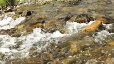 Kaliforniya tepeleri arasında bahar akıntısı.