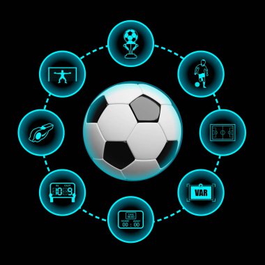 Işık simgeli futbol topu