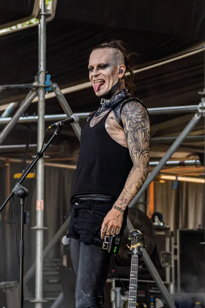 stock image Lord of the Lost concert at the leyendas del rock 2022 festival in the town of villena, spain.