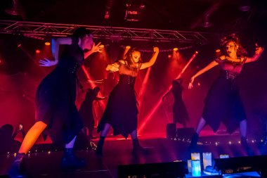 Concert by the rock music group Megara, presenting their new album trick or treat set on Halloween, at the Revi Live venue in Madrid.