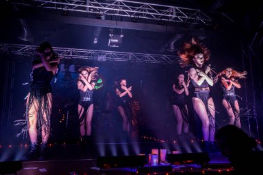 Concert by the rock music group Megara, presenting their new album trick or treat set on Halloween, at the Revi Live venue in Madrid.