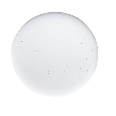 Beyaz yalıtılmış arka planda şeffaf hyaluronik asit serumu olan gliserin doku örneği, makro. Deterjan, kozmetik, laboratuvar. Yuvarlak bir damla