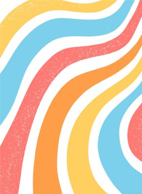 Harika bir arkaplan, kartlar, posterler, afişler, sosyal medya şablonları, baskılar için soyut dalgalı çizgilere sahip duvar kağıdı. EPS 10