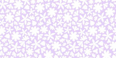 Çiçeksiz desenler, mor arka planda beyaz çiçekler, tekstil baskıları, yapıştırma kitabı, kırtasiye kağıdı, duvar kağıdı, ambalaj kağıdı, dijital kağıt, yatak, çocuk baskısı...