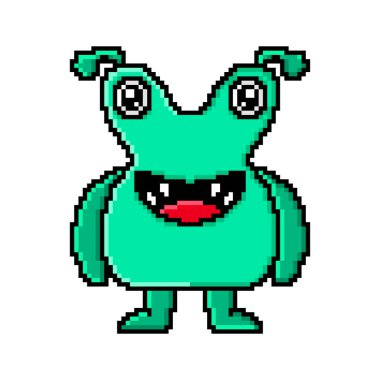 pixel art cute monster design kawaii