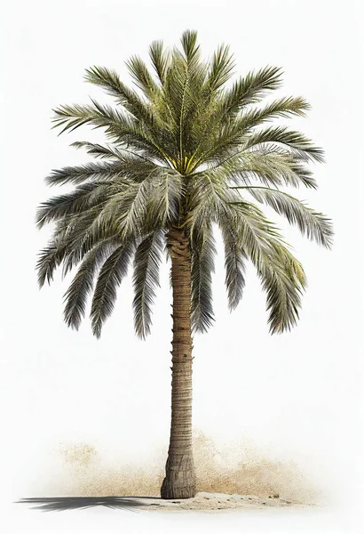 plam tree illustration background