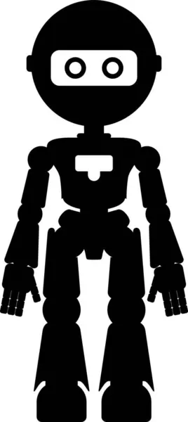 Ilustración Robot Icon Estilo Plano Juguete Para Niños Gráficos vectoriales