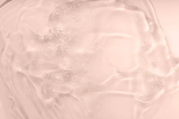 Kosmetyczny Krem Przezroczysty Żel Płynny Plama Żelowa Swatch Serum Pielęgnacji — Zdjęcie stockowe