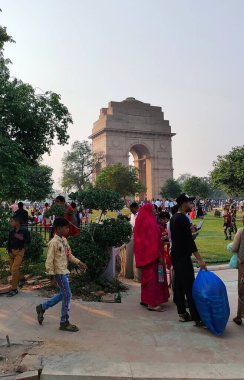 Hindistan Delhi 26 Ekim 2022, Hindistan Kapısı, Yeni Delhi 'nin 