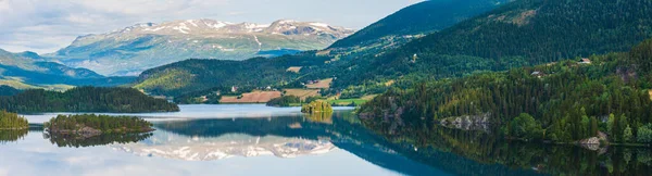 Panorama Lake Mountains — Stock Photo, Image