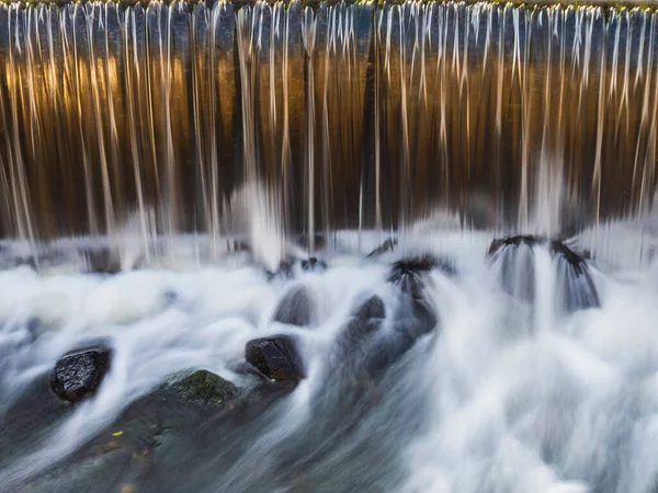 Pequena Cachoeira Rio Suécia — Fotografia de Stock