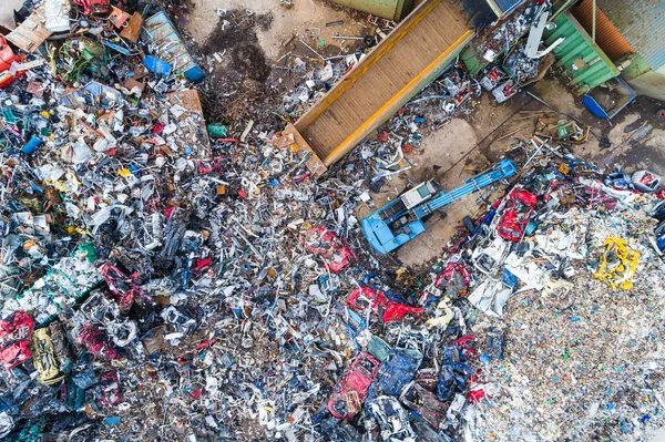 공중에서 스웨덴의 쓰레기장 — 스톡 사진