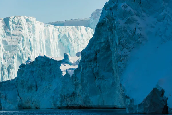 Icebergs Fiordo Hielo Ilulissat Groenlandia —  Fotos de Stock