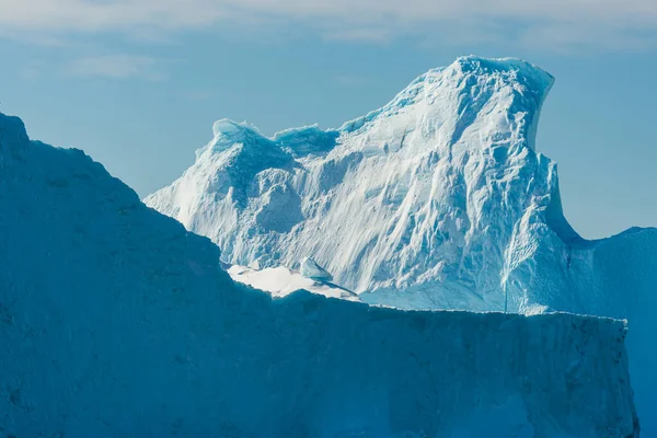 Iceberguri Fiordul Gheață Ilulissat Groenlanda — Fotografie, imagine de stoc